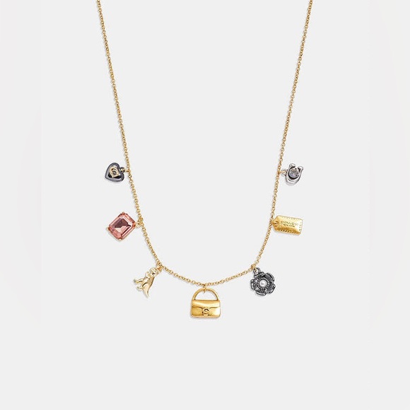 NEW‼️ COACH Mini tabby Handbag Charm Necklace - Picture 16 of 16